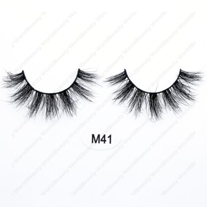 Hochwertige 3D-Wimpern aus echtem Nerz M41